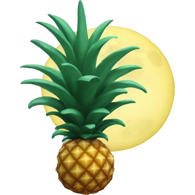 start moon pinepple emoji
