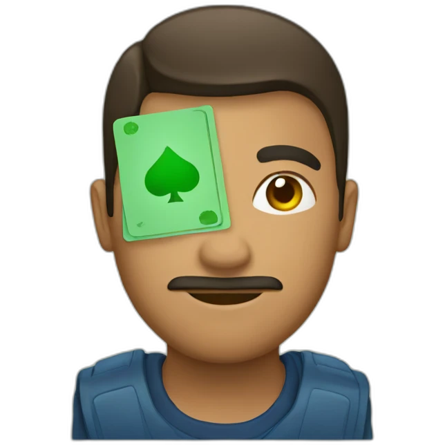 Hispanic hold green card emoji