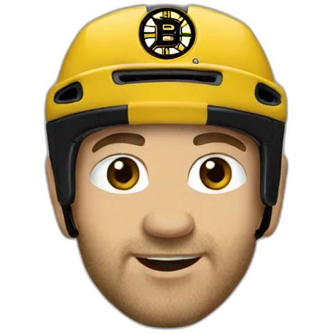 Boston Bruins hockey emoji