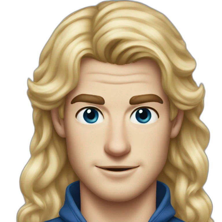 Andrew Garfield blonde blue eyes emoji