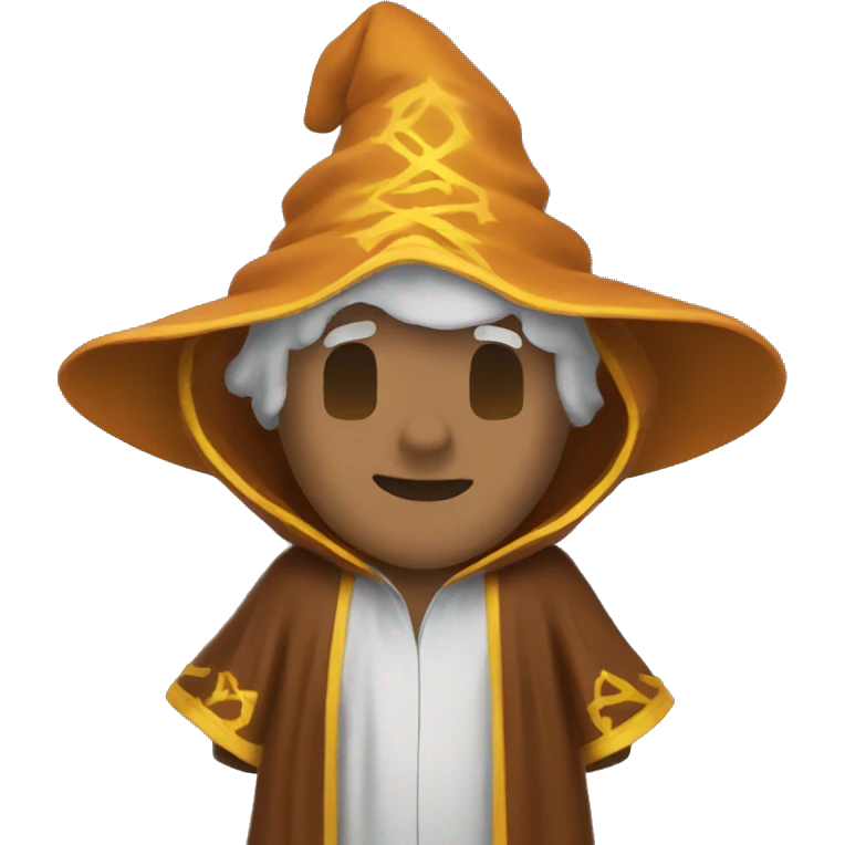 wizard robes, no hood emoji