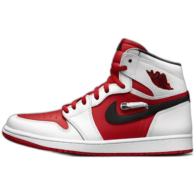 a jordan 1 red emoji