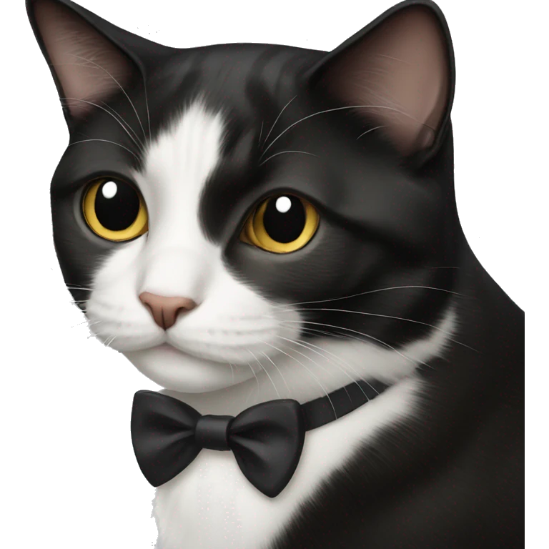 Tuxedo cat  emoji