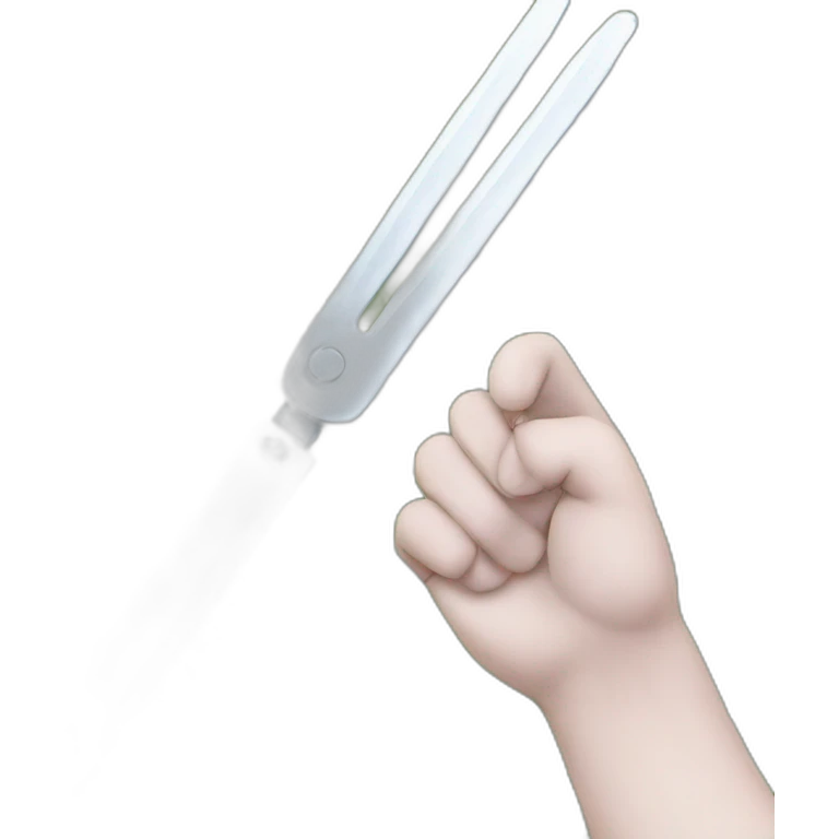 grassy fingernails outdoors holding emoji