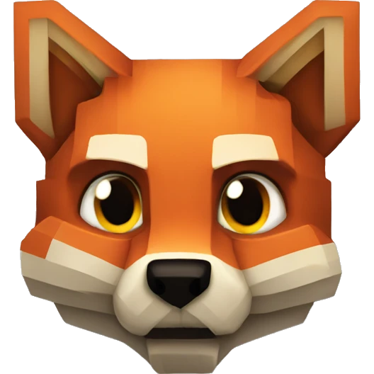 Minecraft fox emoji