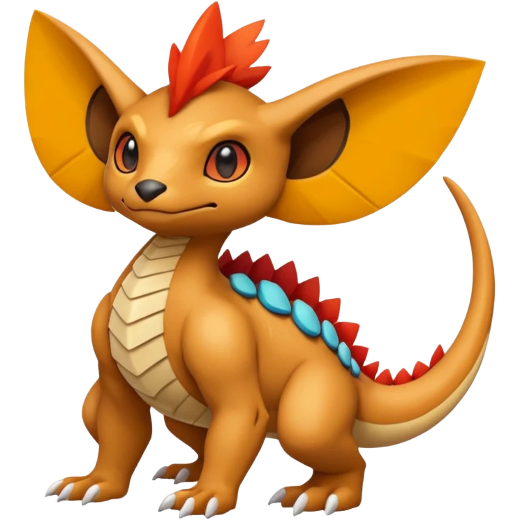  bright edgy exotic Fakémon-Pokémon-Vernid-creature emoji