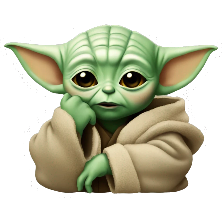 Baby yoda face palm  emoji