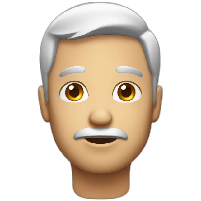 man asking face emoji