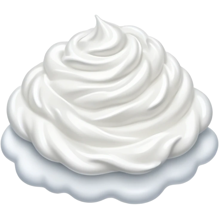 Shaving cream emoji