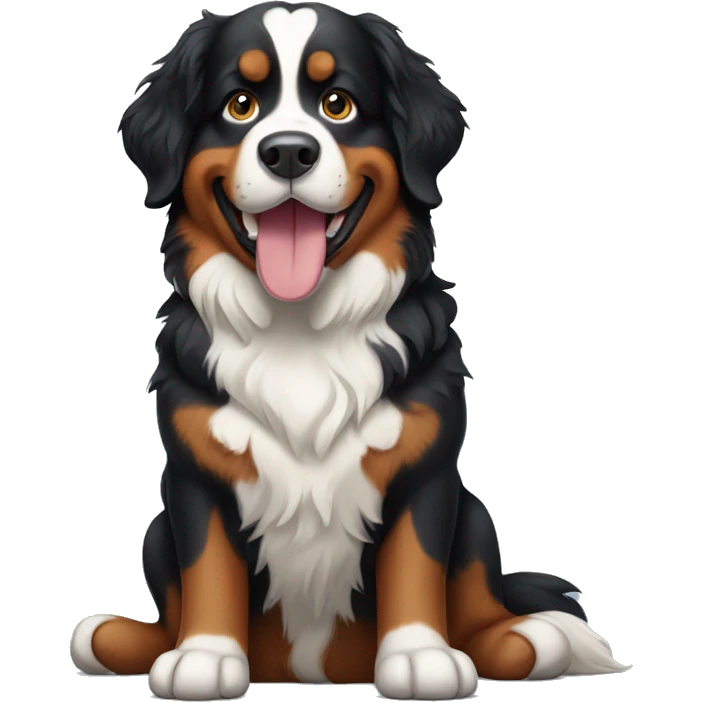Bernese mountain dog  emoji