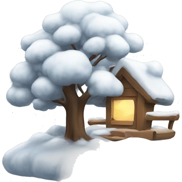 Nature snow emoji