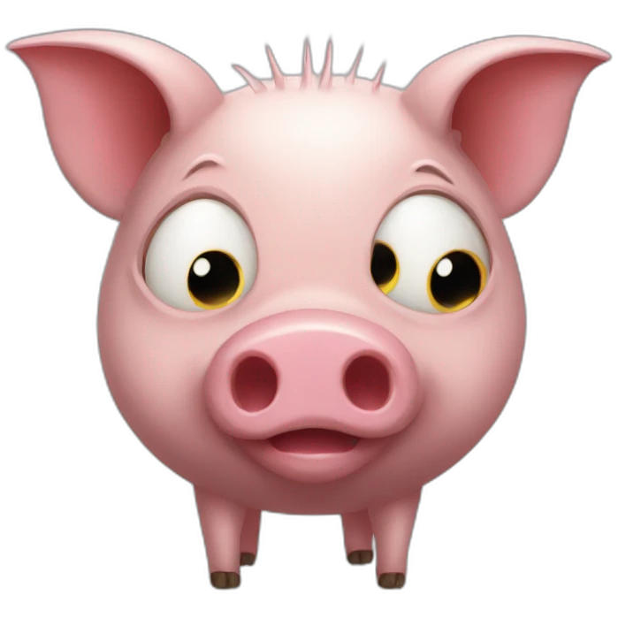 Spider pig emoji