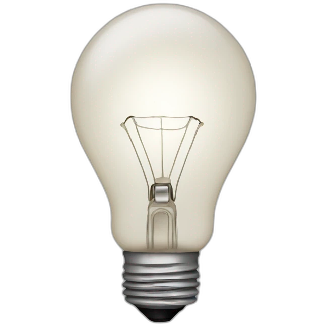 light bulb emoji