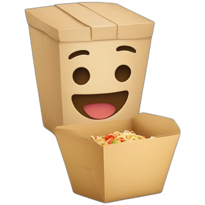 Chinese takeout  emoji