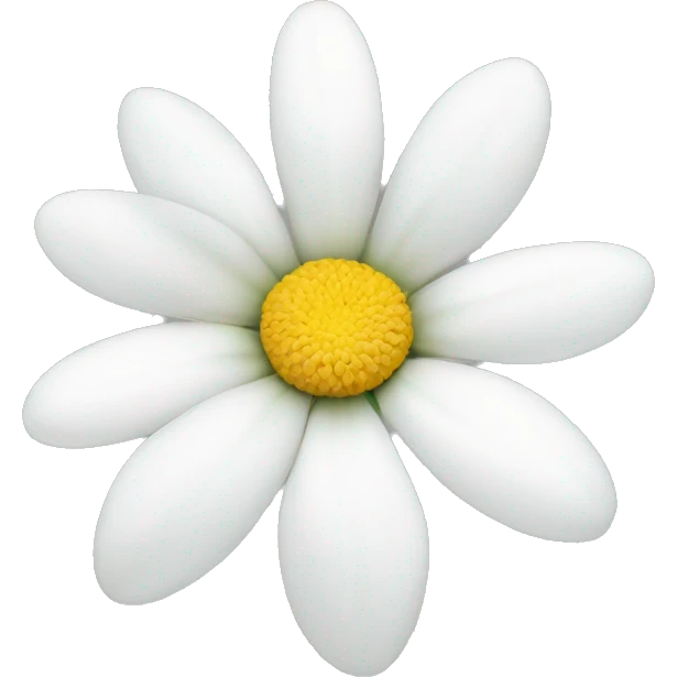 white flower emoji