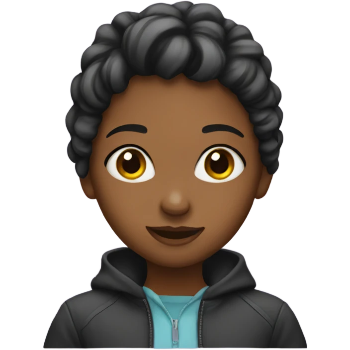 A girl emoji