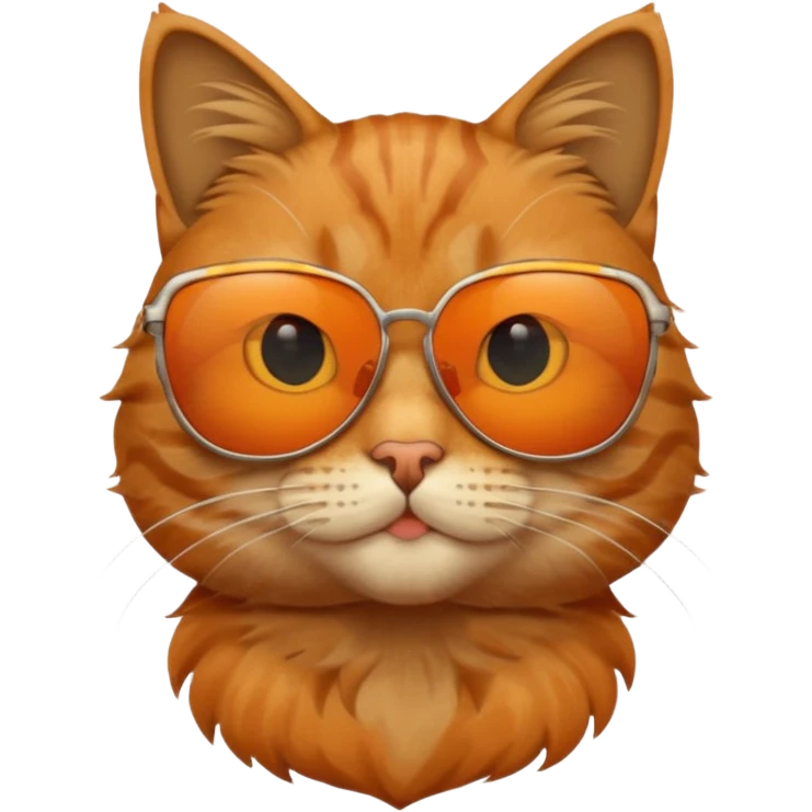 Cat wearing sunglasses emoji