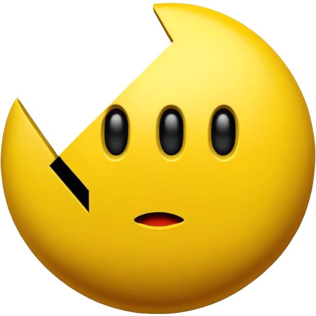 Pac-Man character emoji