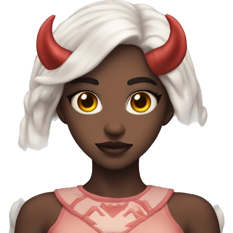 demon girl heart eyes emoji