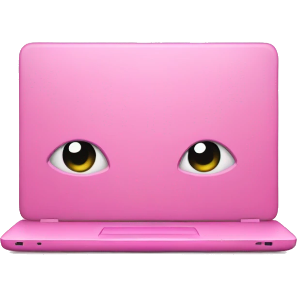 pink laptop emoji