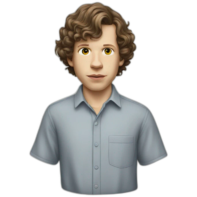jesse-eisenberg wearing shirt emoji