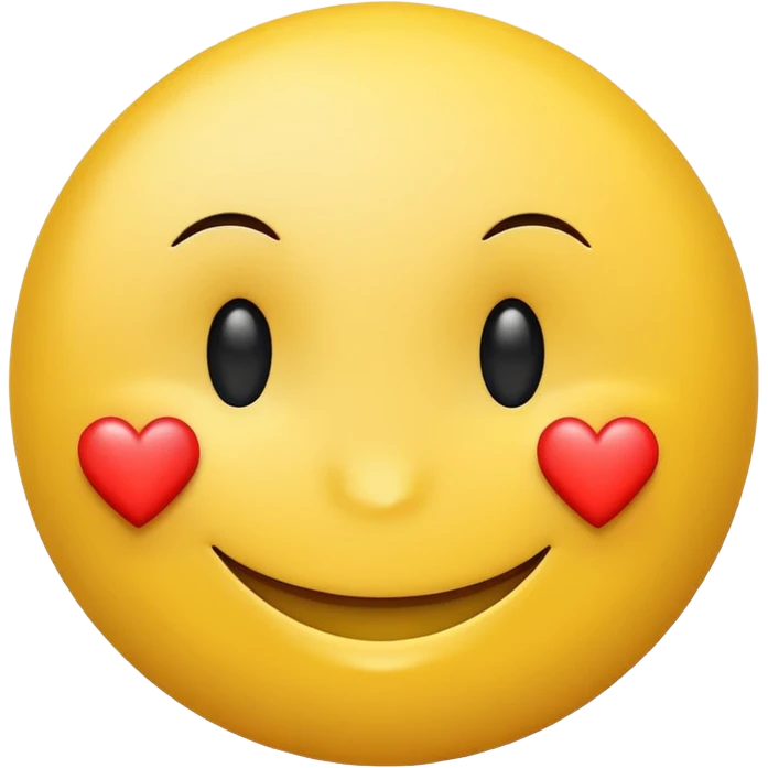 Smiley face with heart emoji
