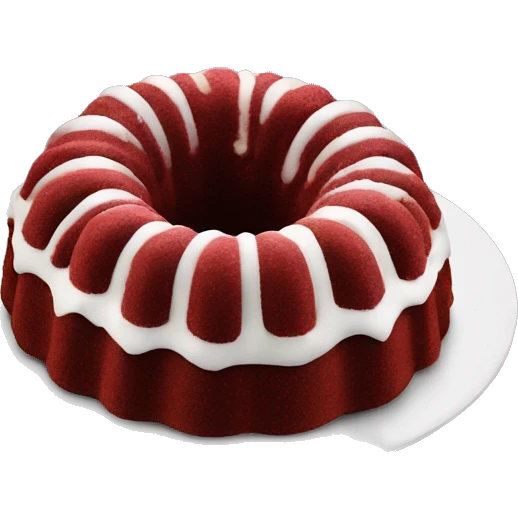 red velvet bundt cake emoji
