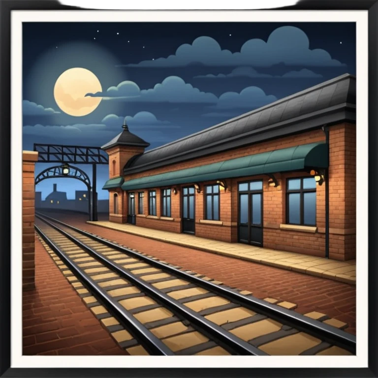 mistery train station emoji