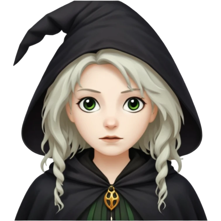 disheveled hair witch emoji