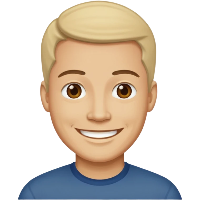 Woodcut  Man  smiling  emoji