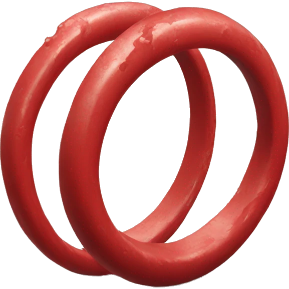 ring in red paint emoji