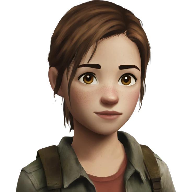 Ellie the last of us Little bit dezoom emoji