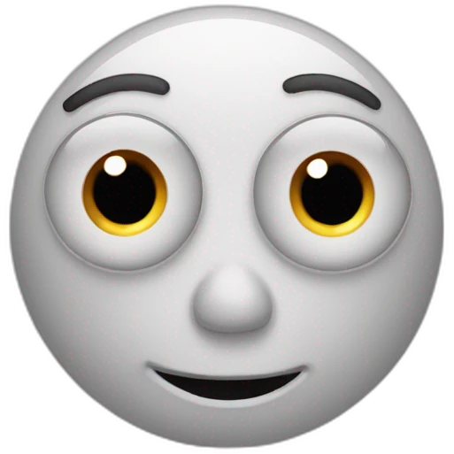 Human emoji with 3 eyes emoji