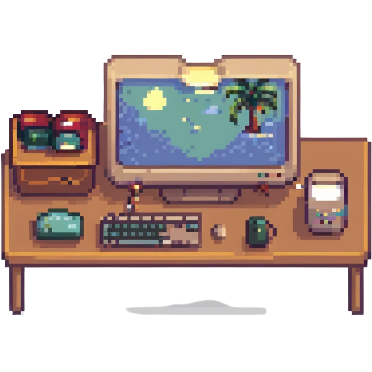 Sleepy desktop with computer zzz
 emoji