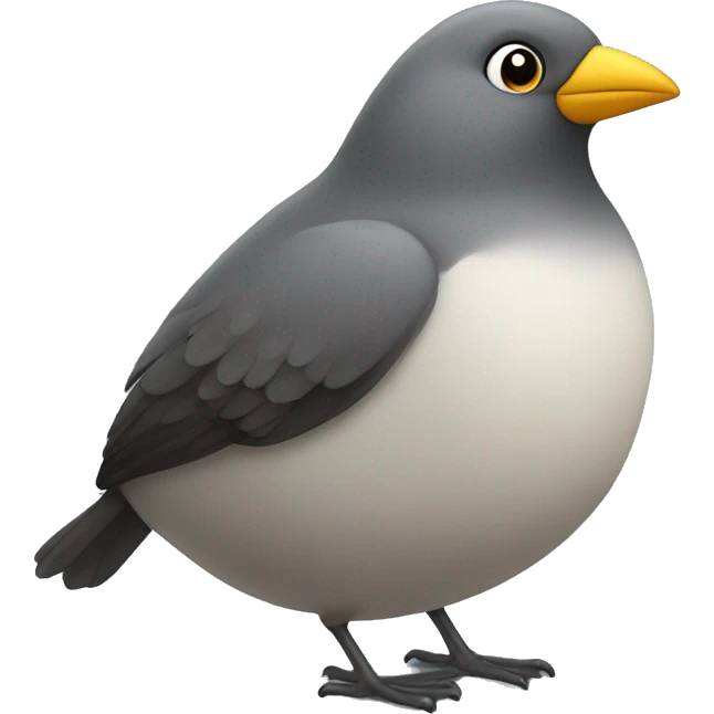 Fat bird emoji