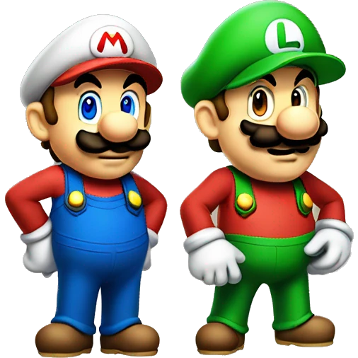 Mario and Luigi emoji