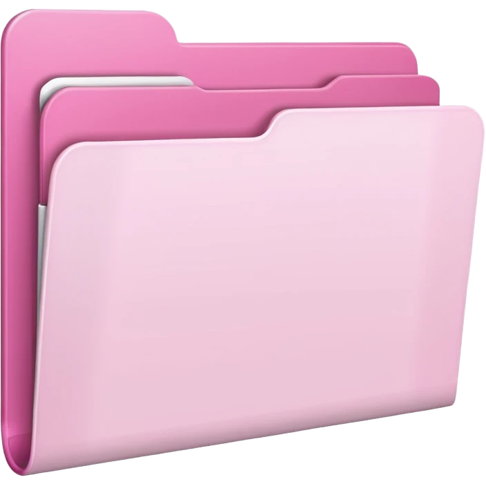 mix pink and white folder emoji