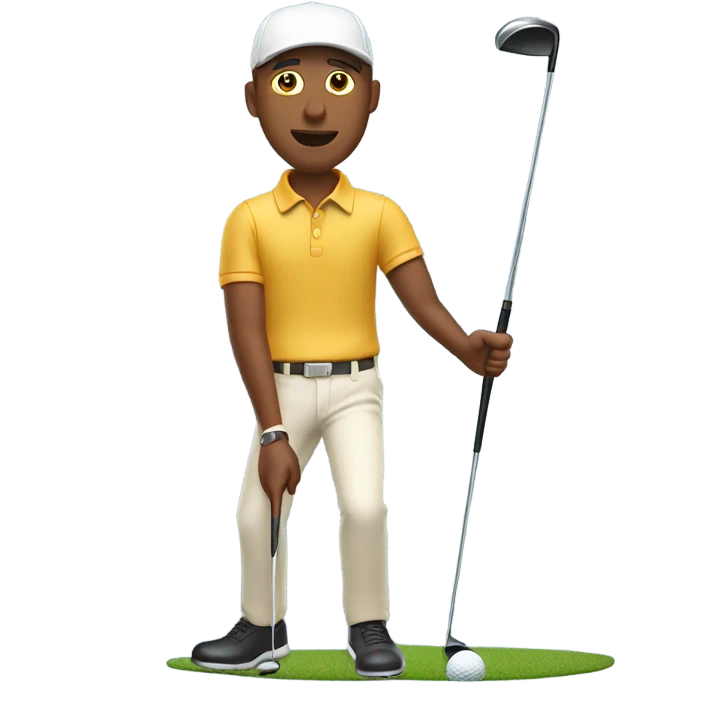 Golfer emoji
