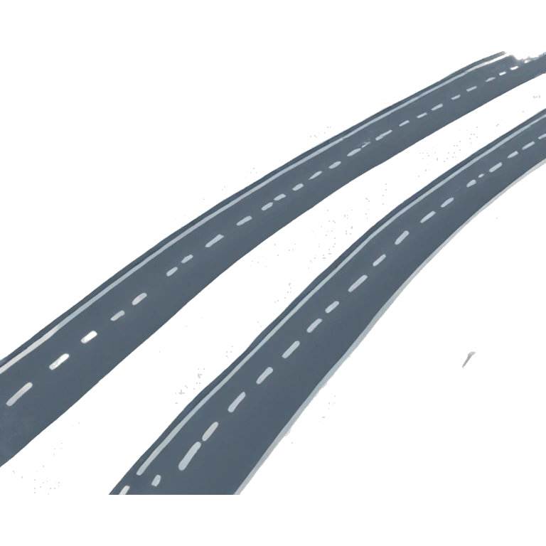 snowy road emoji