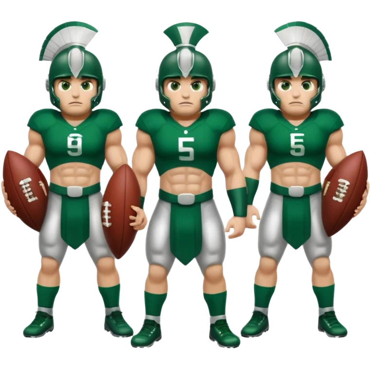 Spartan football team emoji