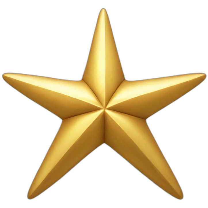 eight pointed golden fantasy star emoji