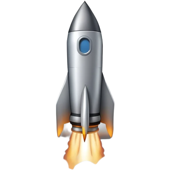 rocket coming out of the smoke emoji