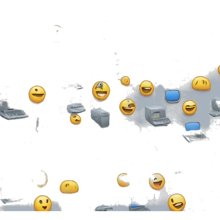 internet machine computer network emoji