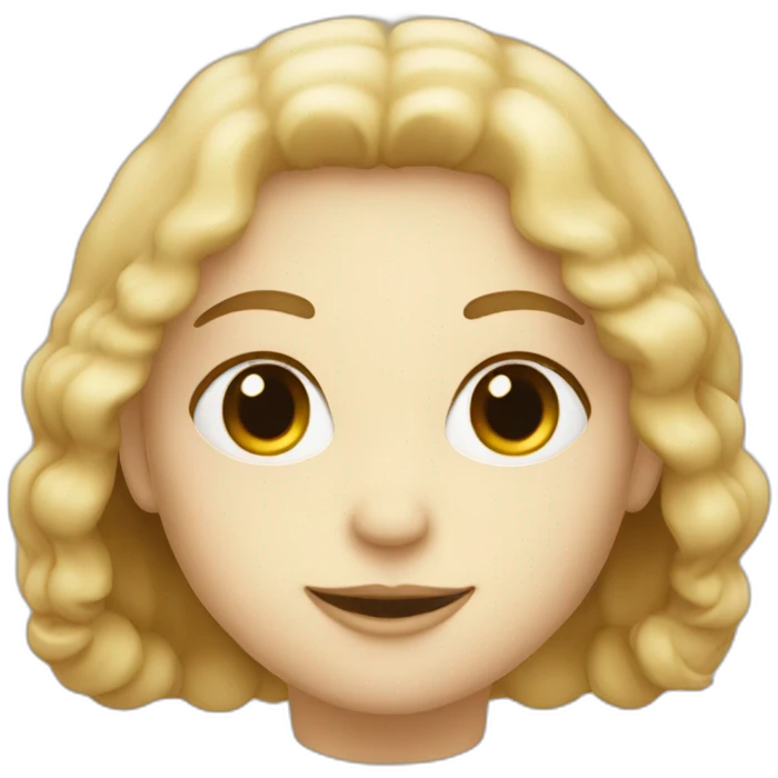 Coeur beige emoji