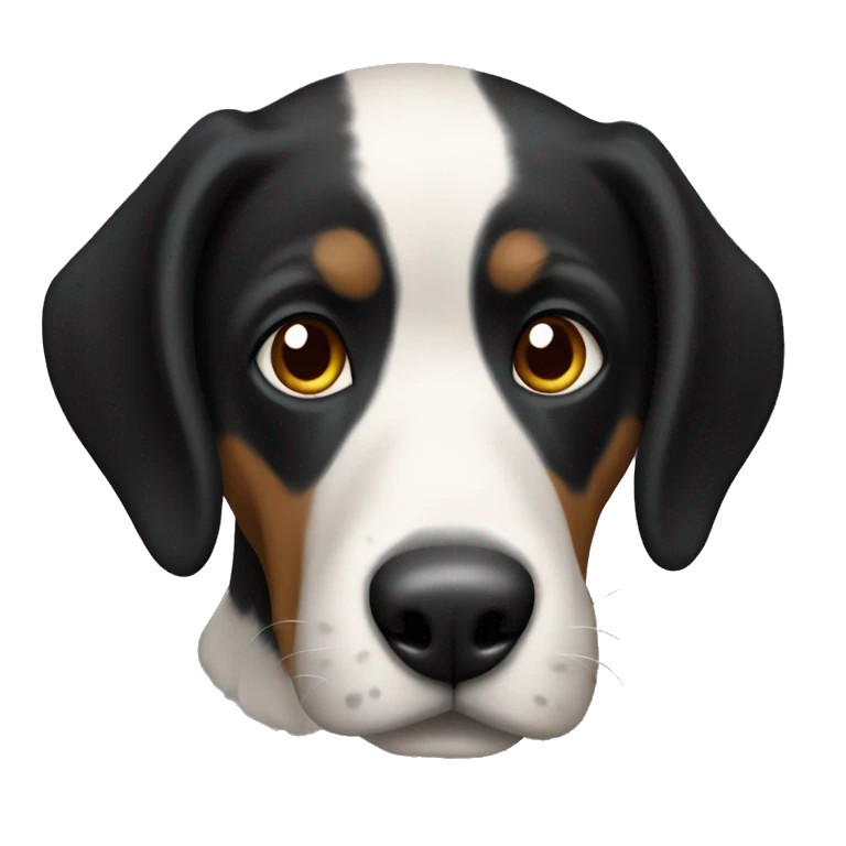 Perro negro emoji