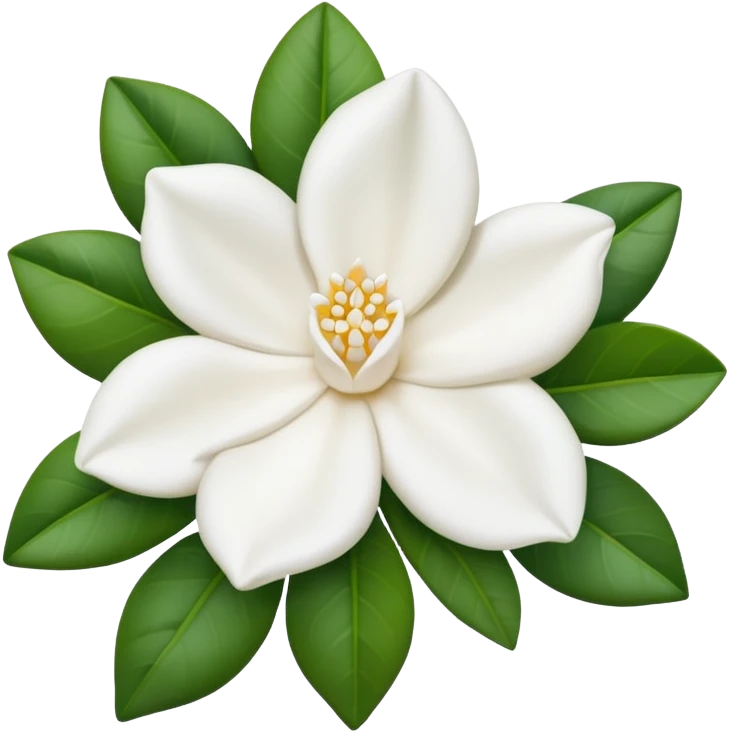 Gardenia blanca emoji