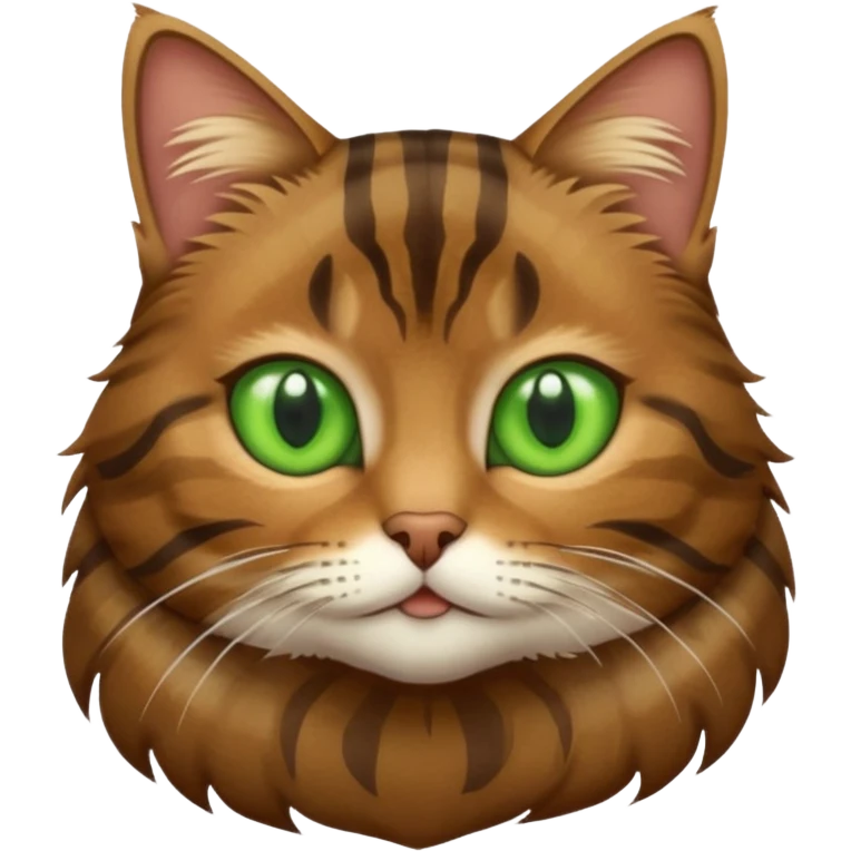 Brown tabby cat emoji