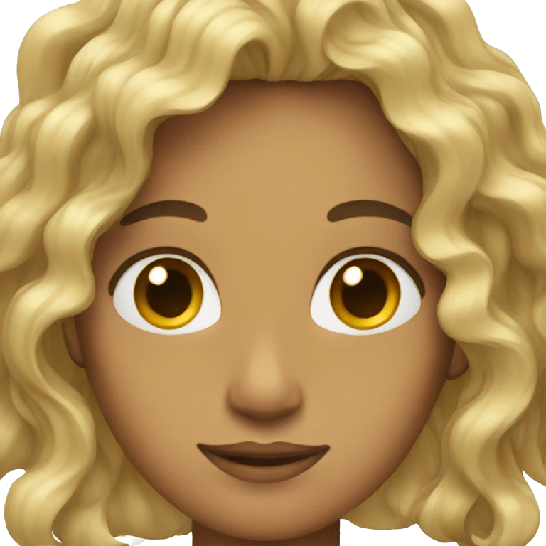 wavy hair emoji