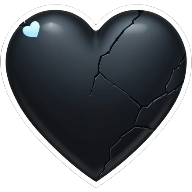 Black heart break emoji emoji