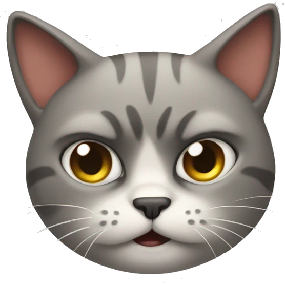 angry cute cat  emoji
